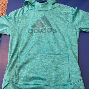 Teal child’s adidas hoodie